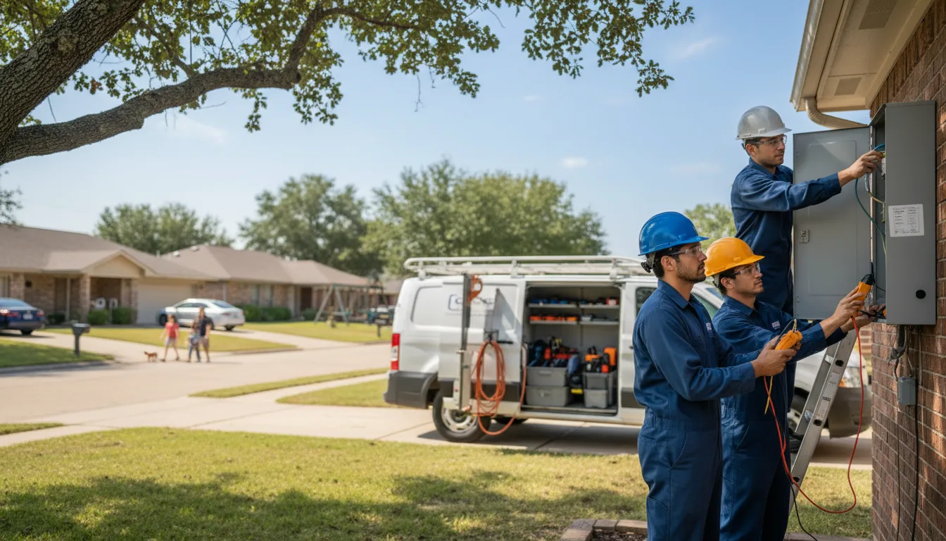 Certified electrician providing emergency electrical services in Cave Springs, AR